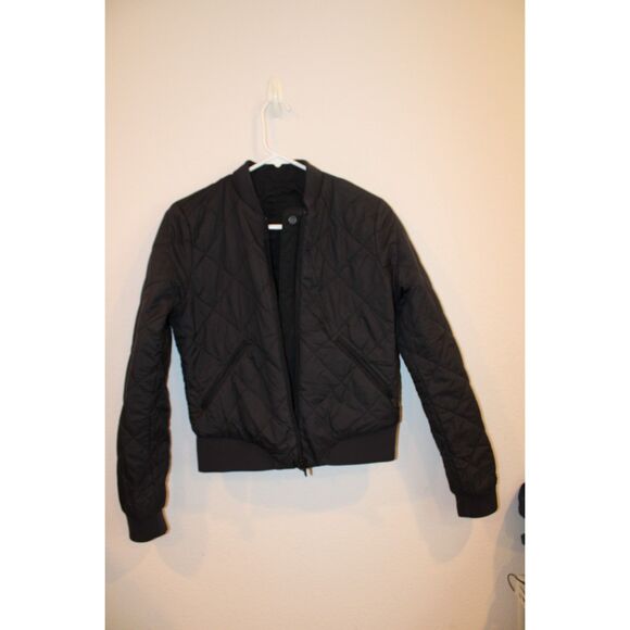 Lululemon size 4 womens down quilted reversible black jacket - Picture 5 of 14